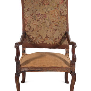 A Régence Walnut Armchair 18th