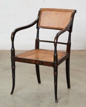 A REGENCY ARMCHAIRA Regency po