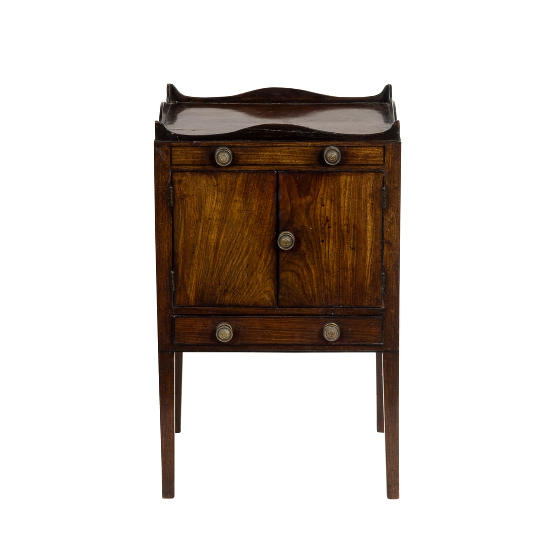 A REGENCY BEDSIDE COMMODEA