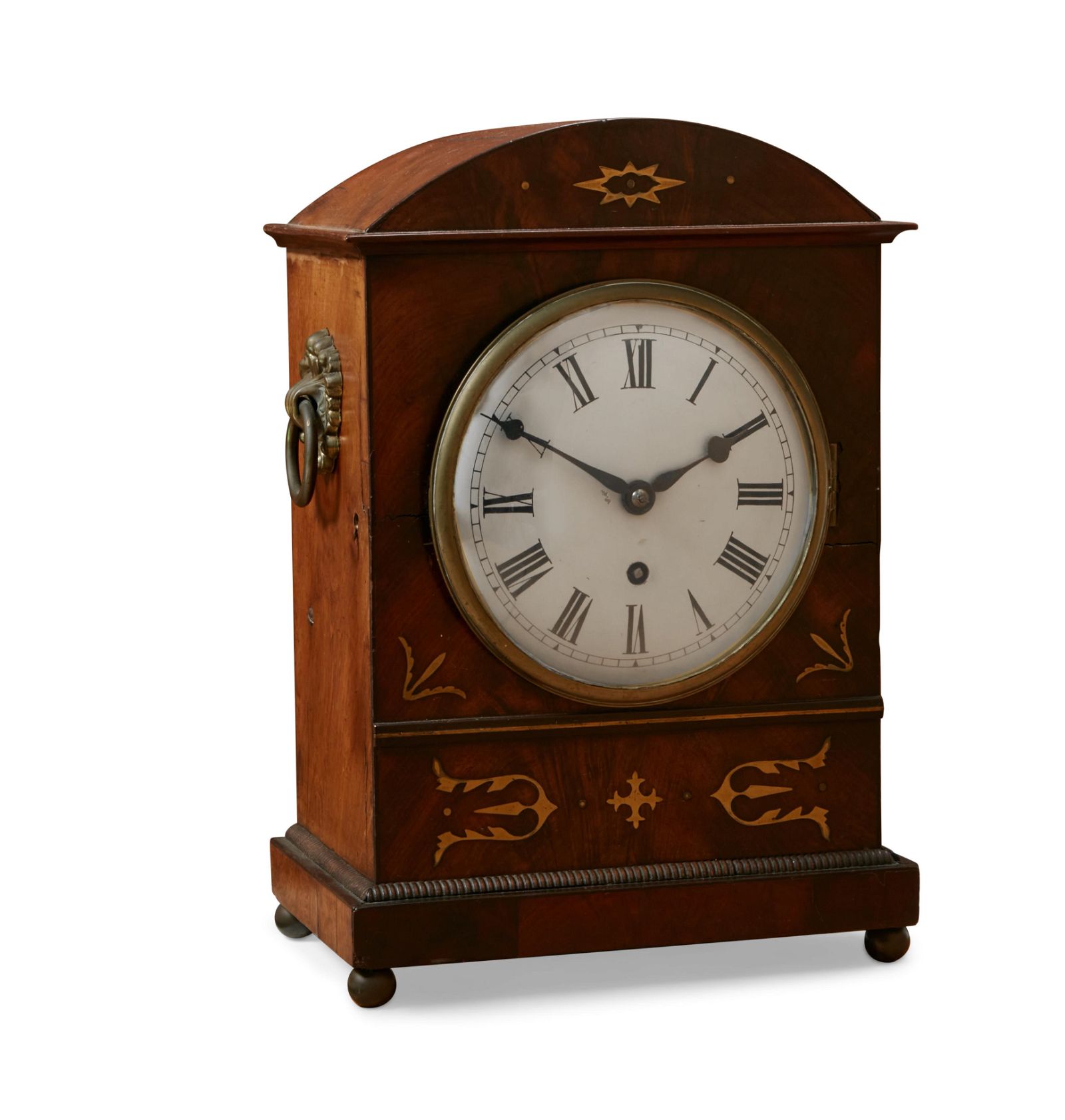 A REGENCY BRASS INLAID MAHOGANY