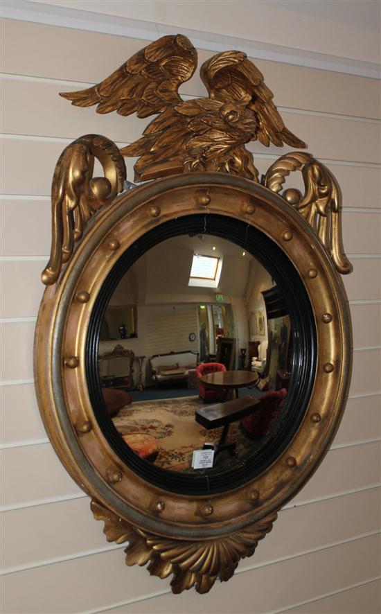 A Regency carved giltwood and gesso