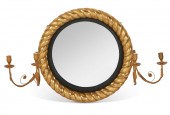 A REGENCY EBONIZED GILTWOOD CO