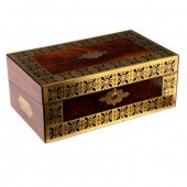 A Regency flame mahogany and b