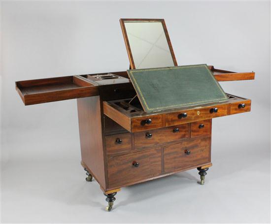 A Regency gentleman's mahogany