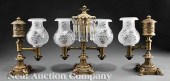 A Regency Gilt Bronze Three Pi