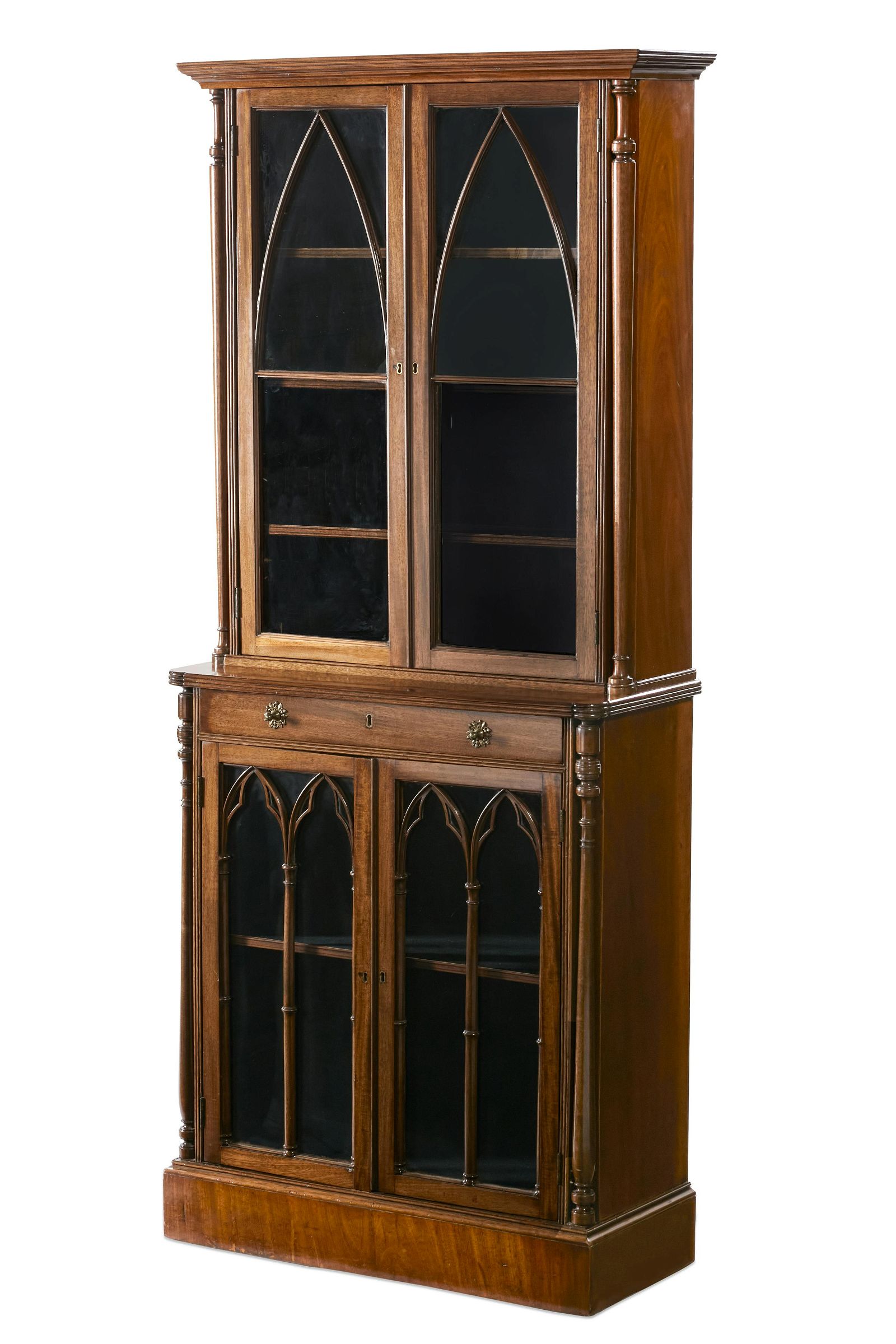 A REGENCY GOTHICK MAHOGANY