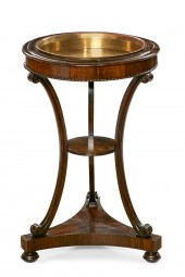 A REGENCY HARDWOOD JARDINIEREA