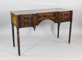 A Regency inlaid mahogany inve
