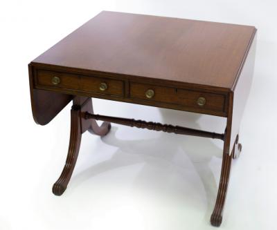 A Regency mahogany and rosewood
