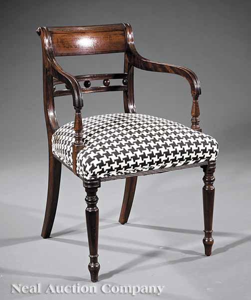 A Regency Mahogany Armchair early