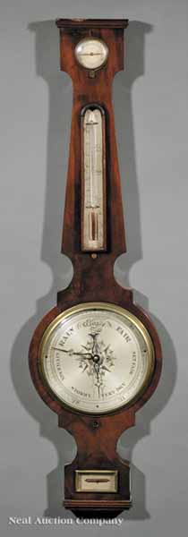 A Regency Mahogany Banjo