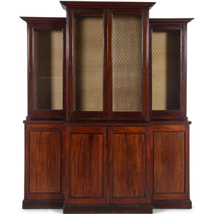 A Regency Mahogany Breakfront