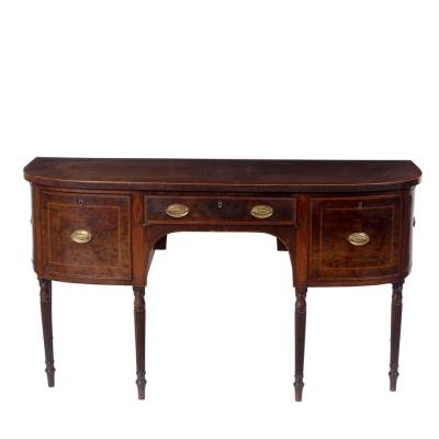 A Regency mahogany breakfront
