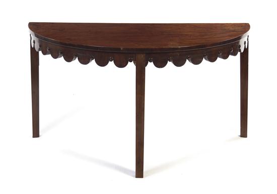 A Regency Mahogany Console Table