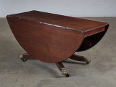 A REGENCY MAHOGANY DROP FLAP B