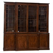 A REGENCY MAHOGANY FOUR DOOR B
