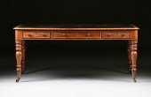 A REGENCY MAHOGANY LEATHER TOP