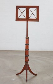 A REGENCY MAHOGANY MUSIC STAND