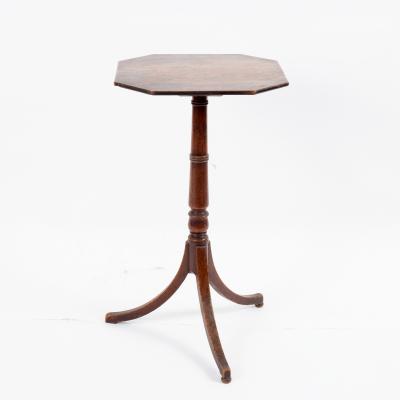 A Regency mahogany octagonal