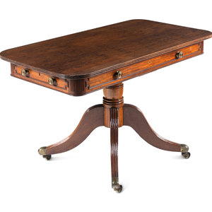 A Regency Mahogany Side Table First