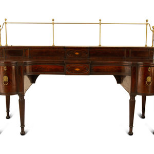 A Regency Mahogany Sideboard with