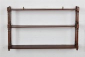 A REGENCY MAHOGANY THREE TIER