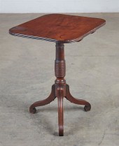 A REGENCY MAHOGANY TILT TOP OC