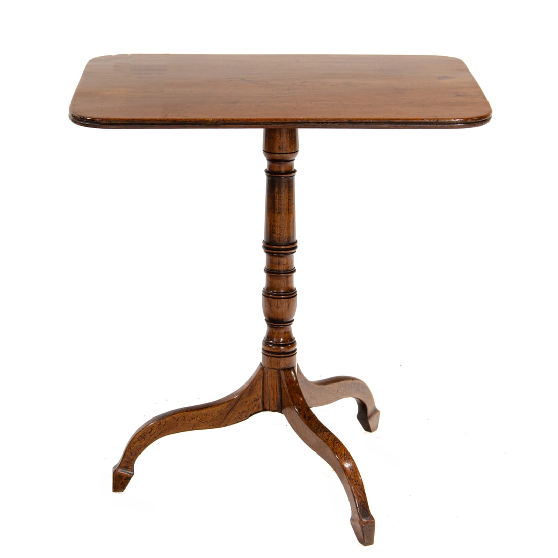 A REGENCY MAHOGANY TILT TOP TEA