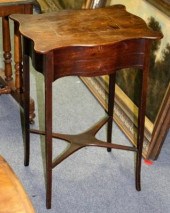 A Regency mahogany worktable w