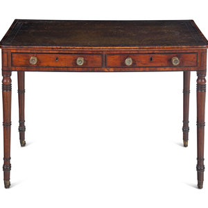 A Regency Mahogany Writing Table