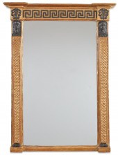 A REGENCY PARCEL EBONIZED GILT
