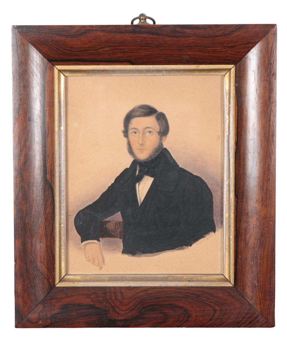 A REGENCY PORTRAIT MINIATURE OF A