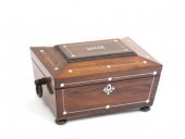 A Regency rosewood and mother-