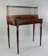 A Regency rosewood bonheur du