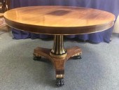 A Regency rosewood centre tabl