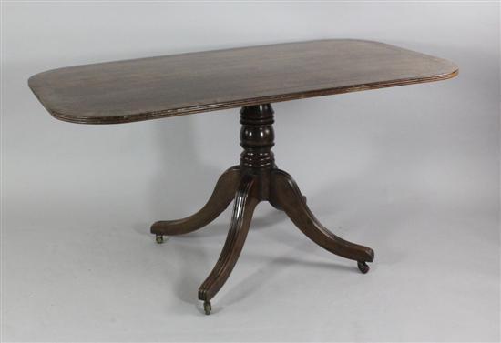 A Regency rosewood crossbanded