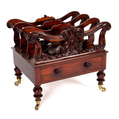A Regency rosewood music Canterbury