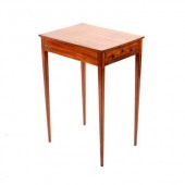 A Regency satinwood and crossb