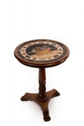 A Regency specimen marble tabl