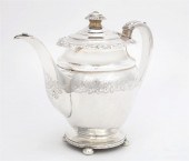 A REGENCY STERLING SILVER COFF