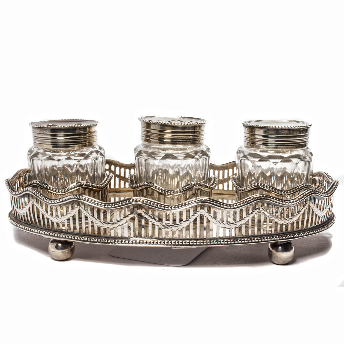 A REGENCY STERLING STANDISH,