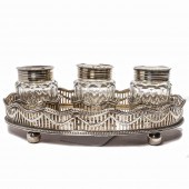 A REGENCY STERLING STANDISH, B