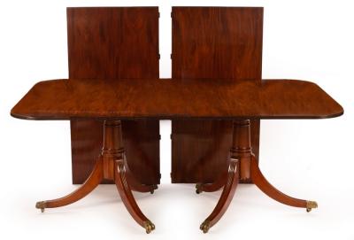 A Regency stye mahogany twin