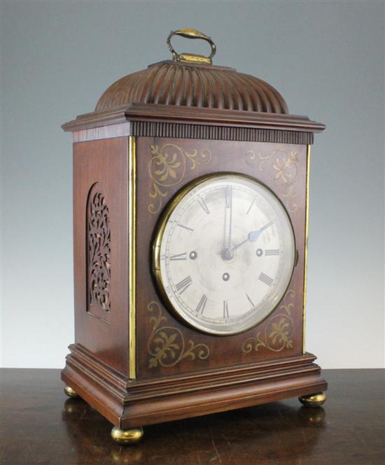 A Regency style brass inset