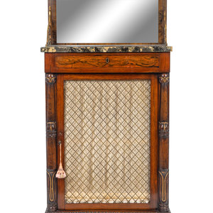 A Regency Style Brass-Mounted