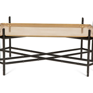 A Regency Style Brass Tray Table by