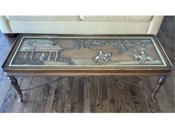 A Regency style coffee table,