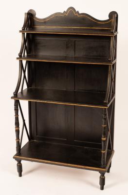 A Regency style ebonised