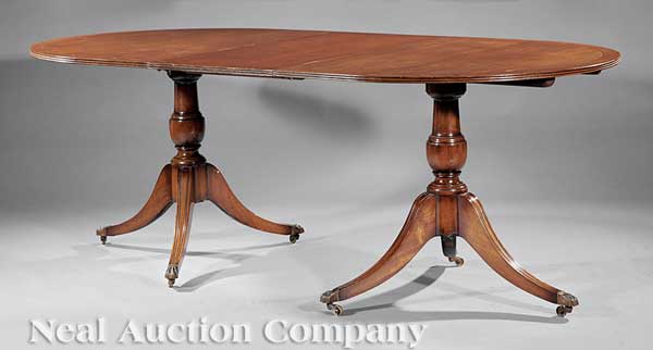 A Regency-Style Mahogany Dining