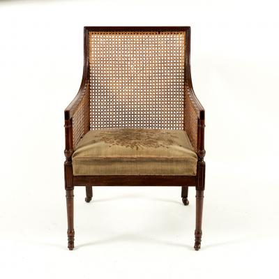 A Regency style mahogany framed